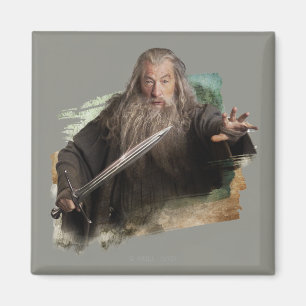 Gandalf med sword magnet