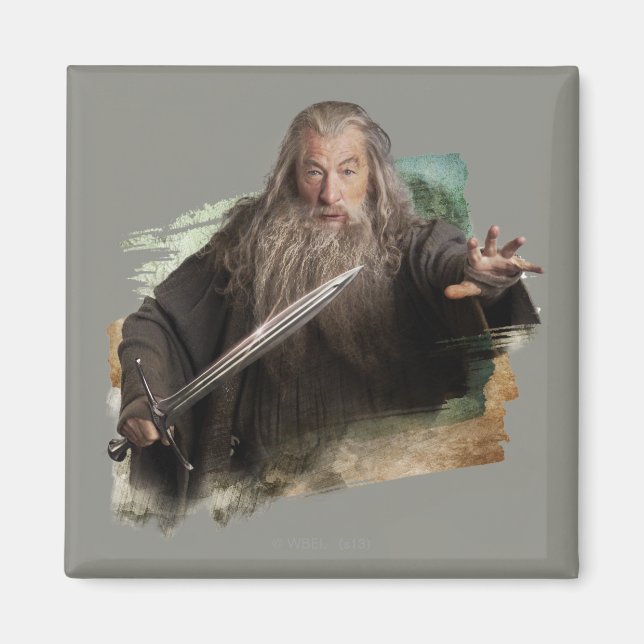 Gandalf med sword magnet (Framsidan)