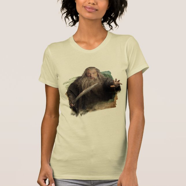 Gandalf med sword t-shirt (Framsida)