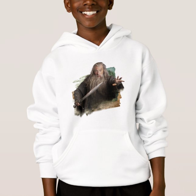 Gandalf med sword tee shirt (Framsida)