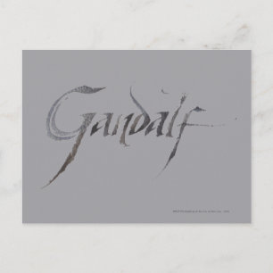 Gandalf Namn Texturerad Vykort