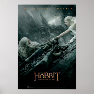 Gandalf och Galadriel Reaching Poster