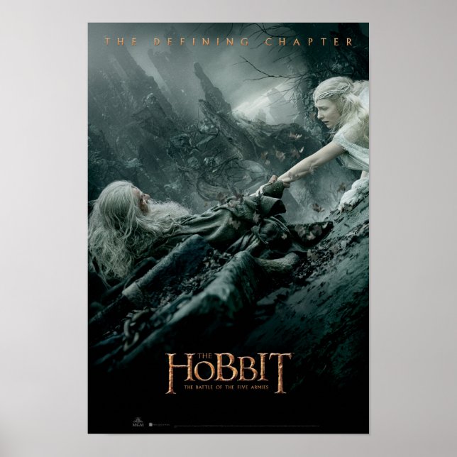Gandalf och Galadriel Reaching Poster (Framsidan)