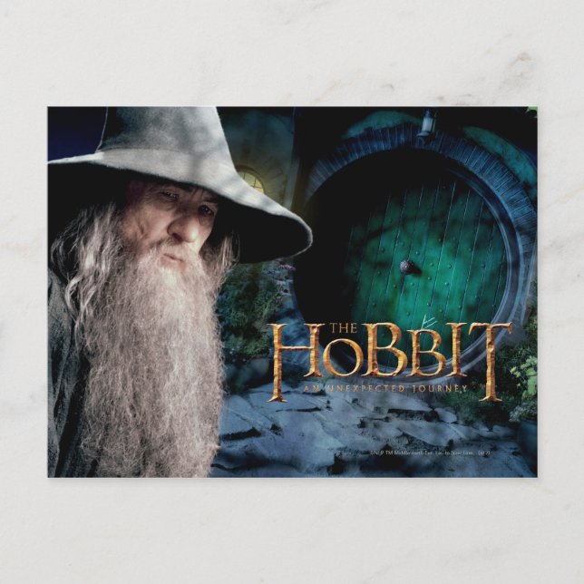 Gandalf på BILBO BAGGIN™'s House Vykort (Framsida)