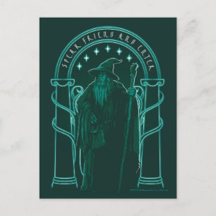GANDALF™ "Säg Vän och Stig In" Durins Portar Vykort