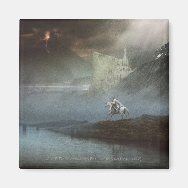 GANDALF™ tar Hobbit till Guard City Magnet (Framsidan)