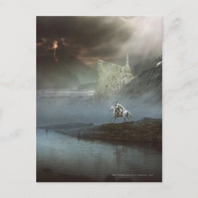 GANDALF™ tar Hobbit till Guard City Vykort (Framsida)