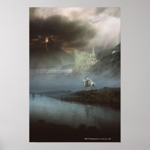 GANDALF™ tar Hobbits till den bevakade staden Poster