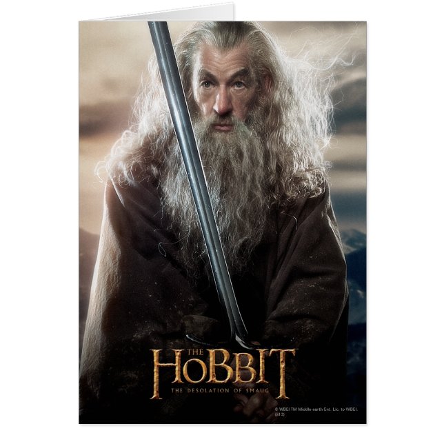 Gandalf-tecken Poster 2 Hälsningskort (Framsidan)