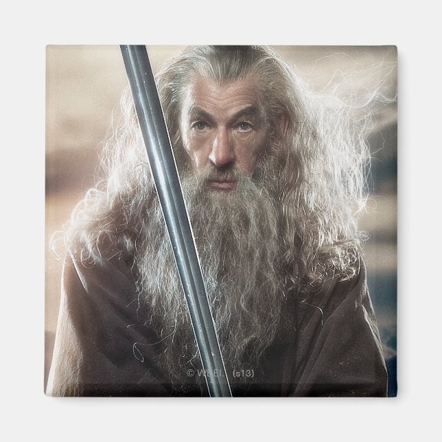 Gandalf-tecken Poster 2 Magnet (Framsidan)
