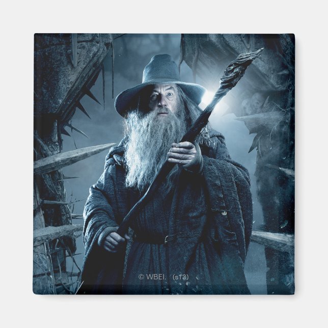 Gandalf-tecken Poster 3 Magnet (Framsidan)