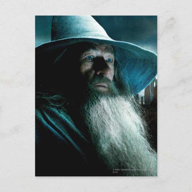 Gandalf vid Dol Guldur Vykort (Framsida)
