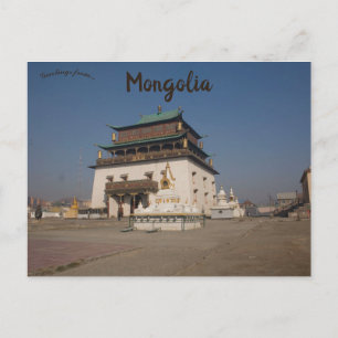 Gandantegchinlen-klostret i Mongoliet Vykort