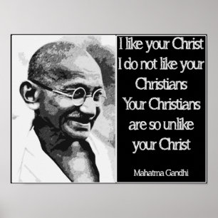 Gandhi affisch