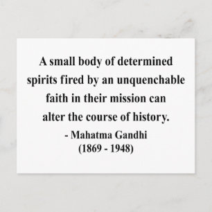 Gandhi Citat 6a Vykort