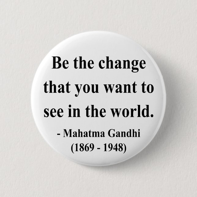 Gandhi citationstecken 1a knapp (Framsida)