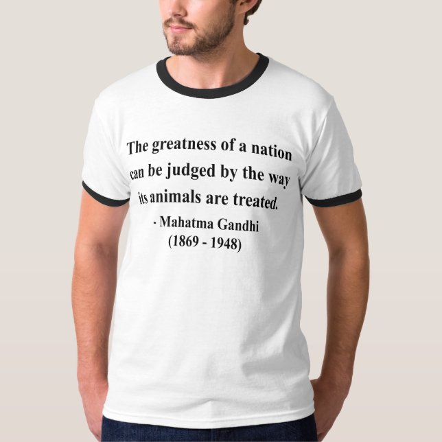 Gandhi citationstecken 2a t-shirt (Framsida)
