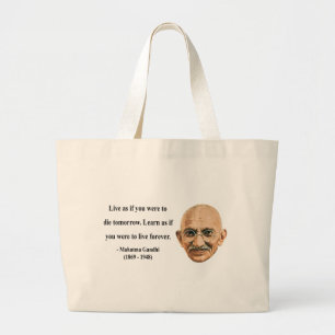 Gandhi citationstecken 4b jumbo tygkasse