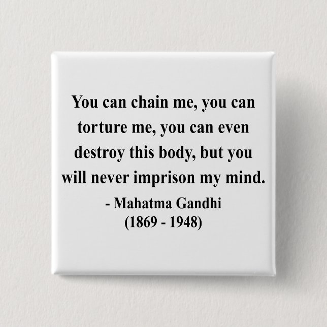 Gandhi citationstecken 7a knapp (Framsida)