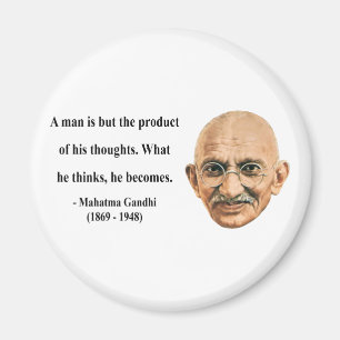 Gandhi citationstecken 8b magnet