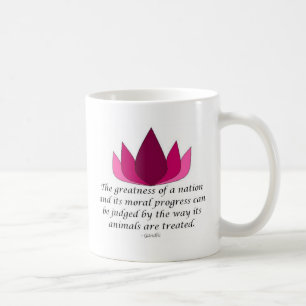 Gandhi citationstecken kaffemugg