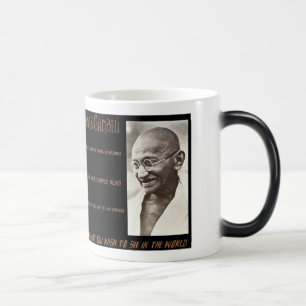 Gandhi citationstecken magisk mugg