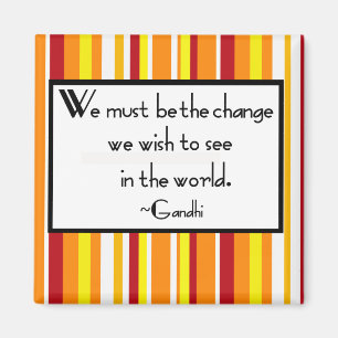 Gandhi citationstecken magnet