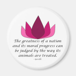 Gandhi citationstecken magnet