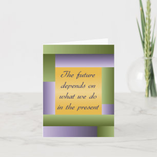 Gandhi det inspirera citationstecknet Notecard - Kort