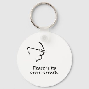 Gandhi fred nyckelring