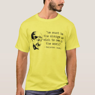 Gandhi fredskjorta t shirt