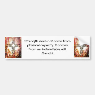 Gandhi inspirationerande motivation - citat bildekal