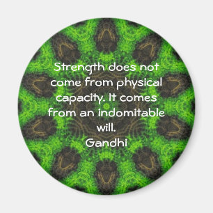 Gandhi inspirationerande motivation - citat magnet