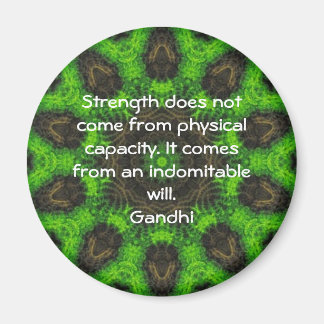 Gandhi inspirationerande motivation - citat magnet