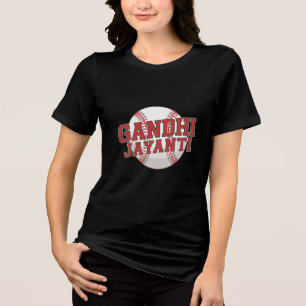 Gandhi Jayanti Baseball T Shirt