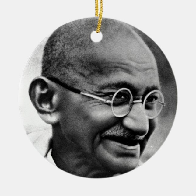 GANDHI JULGRANSPRYDNAD KERAMIK (Framsidan)