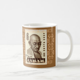 Gandhi mugg, först som de ignorerar kaffemugg