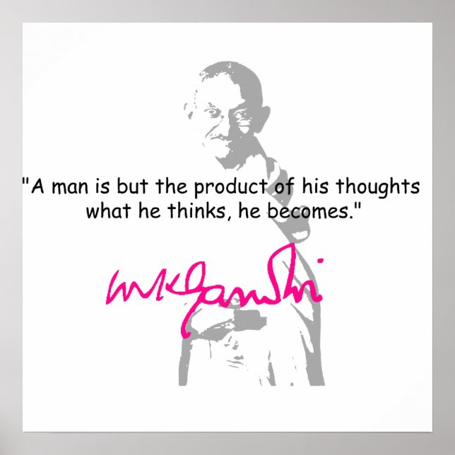 Gandhi poster (Framsidan)