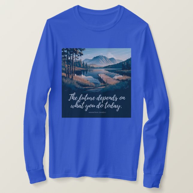 Gandhi Produktivitetsoffert T-Shirt (Design framsida)