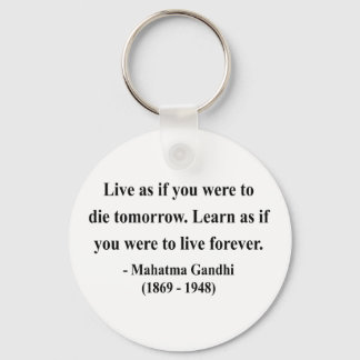 Gandhi Quote 4a Nyckelring