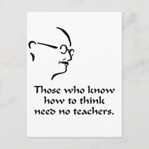 Gandhi Tänka Vykort