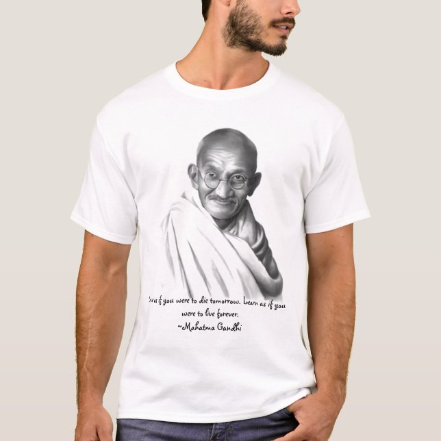 Gandhi Tee Shirt (Framsida)