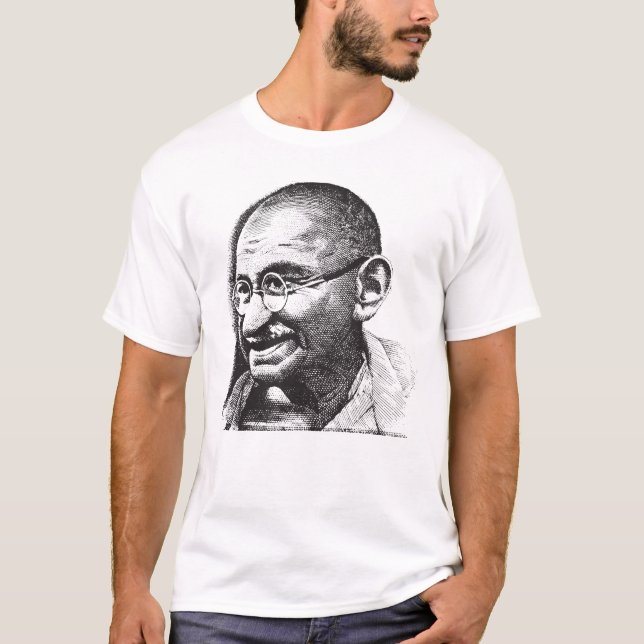 Gandhi, Tyrants och kärlek Tee Shirt (Framsida)