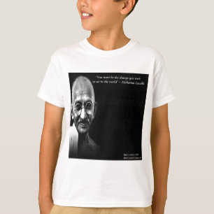 Gandhi Var Med Förändringen Visdoms Citat Tee