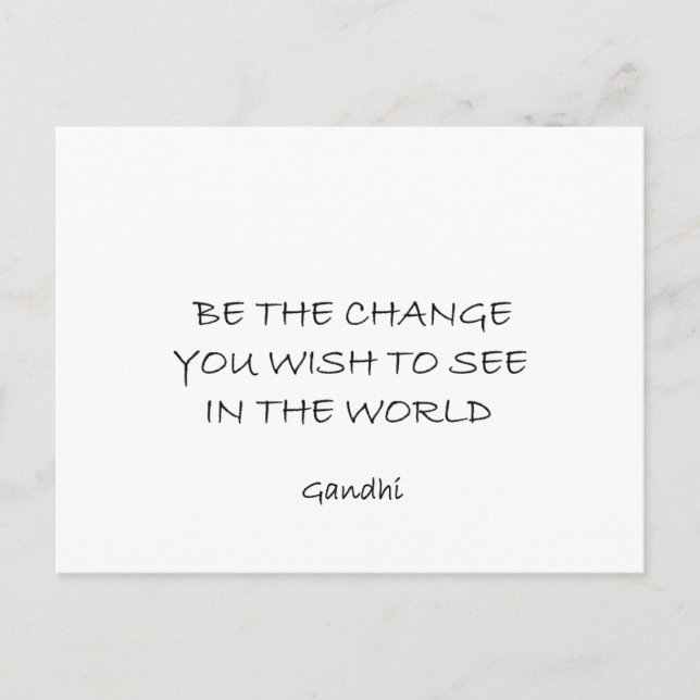 gandhi vykort (Framsida)