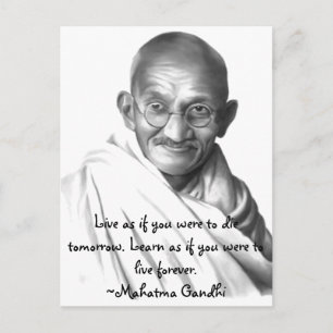 Gandhi Vykort