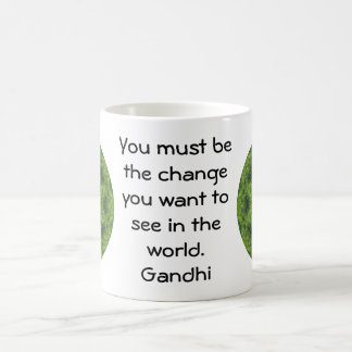 Gandhi Wisdom Quoting Say Kaffemugg