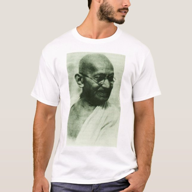 Gandhis invändning t shirt (Framsida)