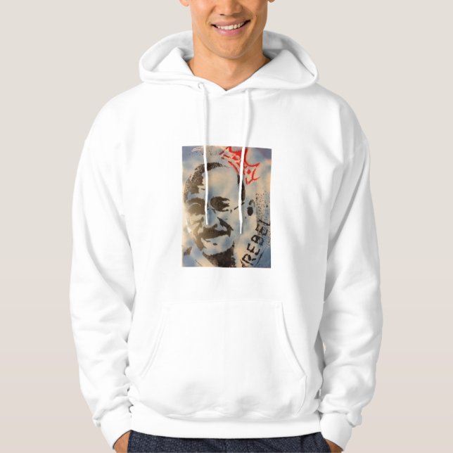 Gandhis revolt     Hoodie (konst som göras av (Framsida)
