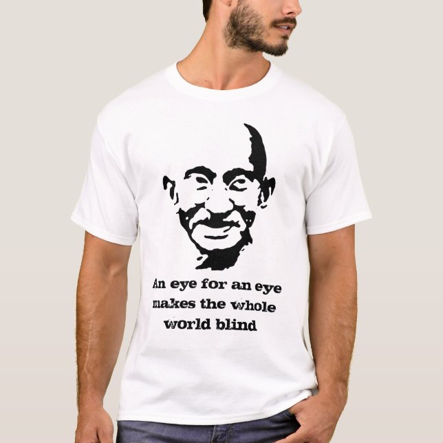 gandhiutslagsplats tee (Framsida)